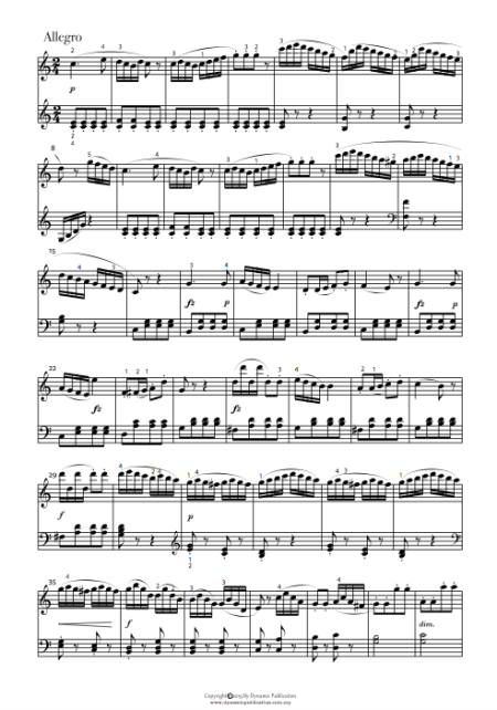 Clementi Piano Sonatina Op. 36 No. 3 in C Major - Image 4